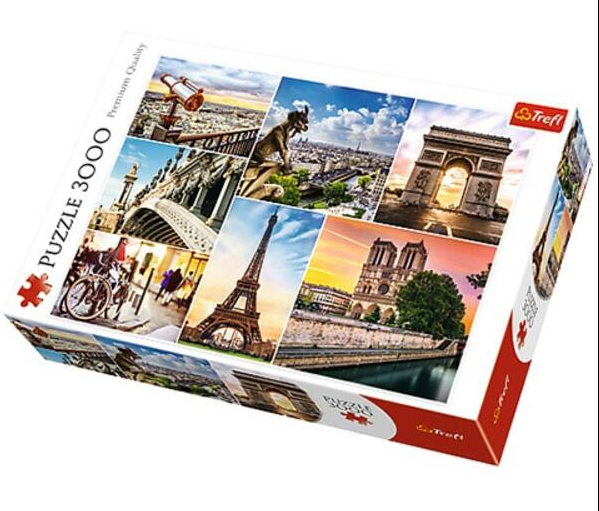 Пазли Колаж "Магія Парижу"  (3000 ел.) 33065 (Trefl), фото 1