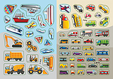 Книга Перші розвивальні наліпки. Транспорт. 61 наліпка (Crystal Book), фото 3