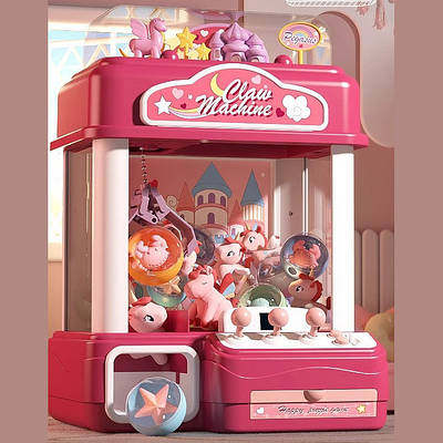 Розважальний Ігровий автомат Інтерактивна гра Хватайка м’які іграшки монетки півсфери світло музика USB