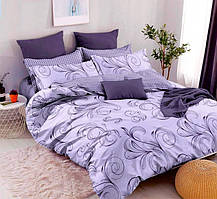 Комплект постільної білизни Бязь Голд Люкс №бл528 Євро 220х240 на кнопках