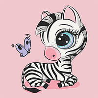 Картина за номерами ArtCraft Зебра 30х30 см (15085-AC)