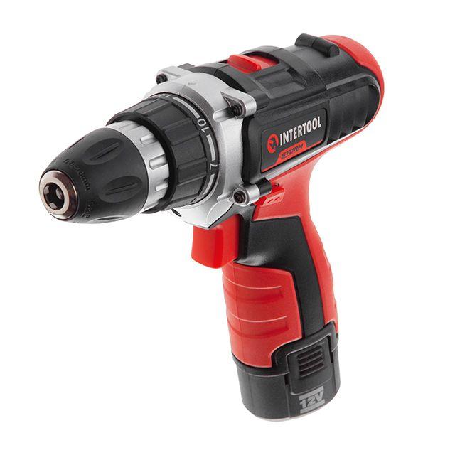 Дриль-шурупокрут акумуляторний 18 Нм INTERTOOL WT-0321, фото 1