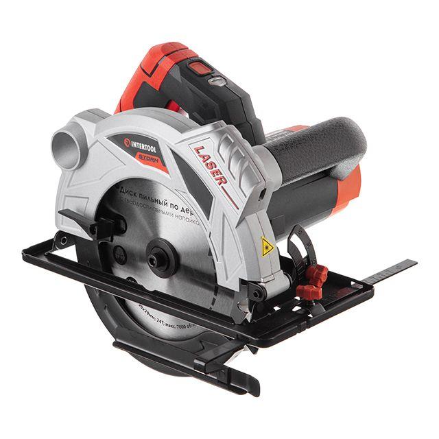 Пила дискова 1500 Вт, диск 190 мм INTERTOOL WT-0618, фото 1