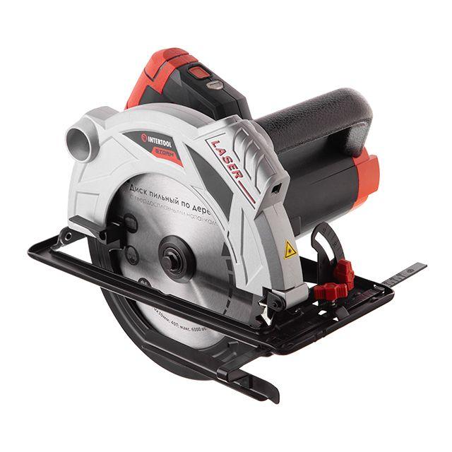 Пила дискова 1800 Вт, диск 210 мм INTERTOOL WT-0621, фото 1