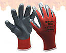 Рукавички робочі з нітрилом Wurth Red Nitrile 9/L (Німеччина) 899403109, фото 3