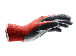 Рукавички робочі з нітрилом Wurth Red Nitrile 9/L (Німеччина) 899403109