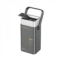 Power Bank 40000 mAh — Remax RPP-596 20W+22.5W Colorful LED Fast charging  — Gray