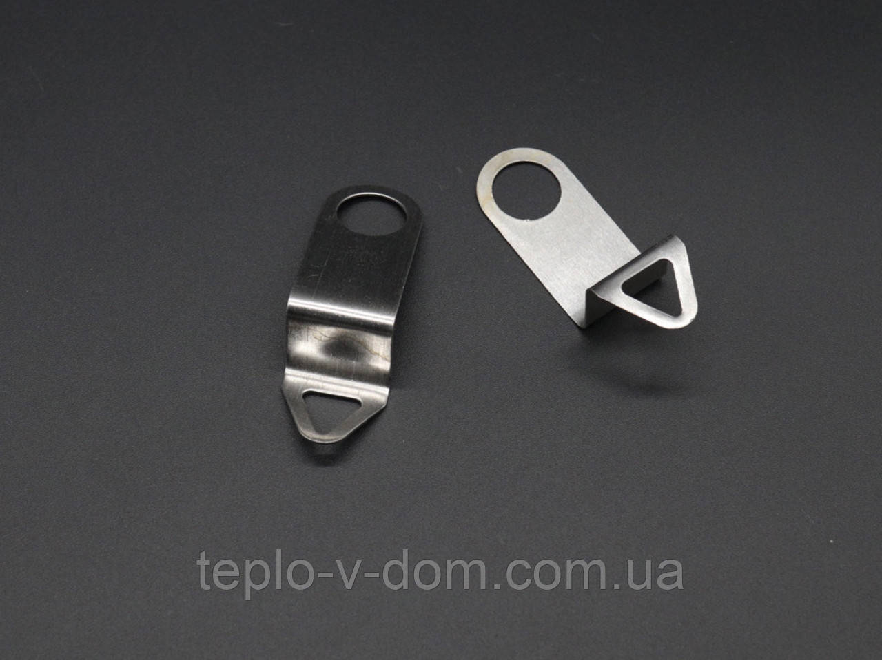 Металеве кріплення для настінних годинникових механізмів 55х20мм петлі для кріплення годинників, фото 1