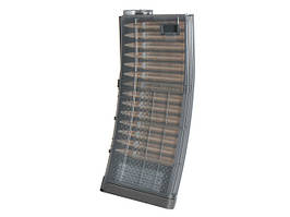 Магазин на 190RD Lancer L5 AWM 5.56 серії AR-15/M4 — BLACK [EMG] (для страйкбола)