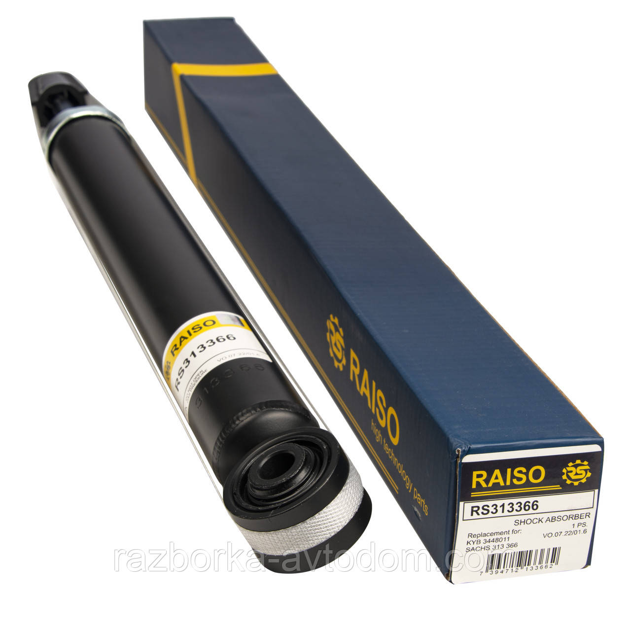 Амортизатор задній Raiso (Швеція) Audi A7, Ауді A7 07-18 #RS313366 UADBSAX17