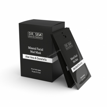 Мінеральна грязьова маска для обличчя  Dr. Sea Mineral facial mud mask 12 мл