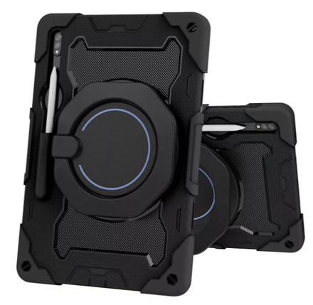 Чохол Rainbow Armor Tablet на планшет Samsung Galaxy Tab S9 Plus (12.4") / чорний, фото 1