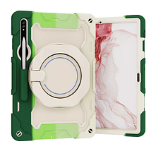 Чохол Rainbow Armor Tablet на планшет Samsung Galaxy Tab S9 Plus (12.4") / зелений, фото 4