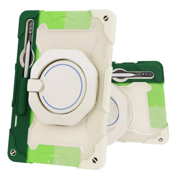 Чохол Rainbow Armor Tablet на планшет Samsung Galaxy Tab S9 Plus (12.4") / зелений