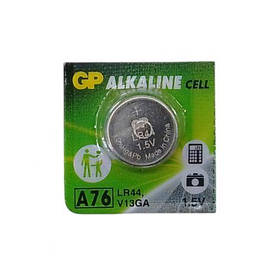Батарейки GP-А76 LR44 "таблетка"Alkaline, 1,5V (4319) [tsi253095-TSI]