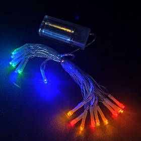 Гірлянда LED на 2-х батарейках 20 лампочок 3 метри мультиколір (40715) [tsi253097-TSI]