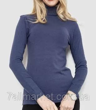 Гольф жіночий під горло 2930 navy р.S-3XL "Алія" недорого гуртом від прямого постачальника