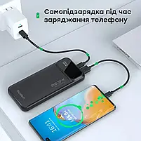 Повербанк 10000mAh Choetech B728 Black 22.5W QC3.0 PD3.0 (43-00114), фото 7