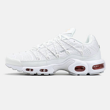 Чоловічі Кросівки Nike Air Max TN Plus Lace Toggle White / Найк Аїр Макс ТН Плюс Лайс Тогл Білі, фото 1