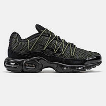 Чоловічі Кросівки Nike Air Max TN Plus Lace Toggle Khaki Black / Найк Аїр Макс ТН Плюс Лайс Тогл Хакі з Чорним, фото 4