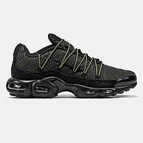 Чоловічі Кросівки Nike Air Max TN Plus Lace Toggle Khaki Black / Найк Аїр Макс ТН Плюс Лайс Тогл Хакі з Чорним, фото 3