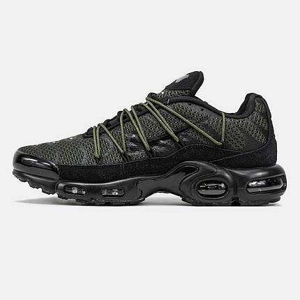 Чоловічі Кросівки Nike Air Max TN Plus Lace Toggle Khaki Black / Найк Аїр Макс ТН Плюс Лайс Тогл Хакі з Чорним, фото 1