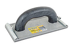 Тертка пластикова для абразивної сітки MASTERTOOL 101х217 мм м'яка платформа PE 4 мм 08-0115