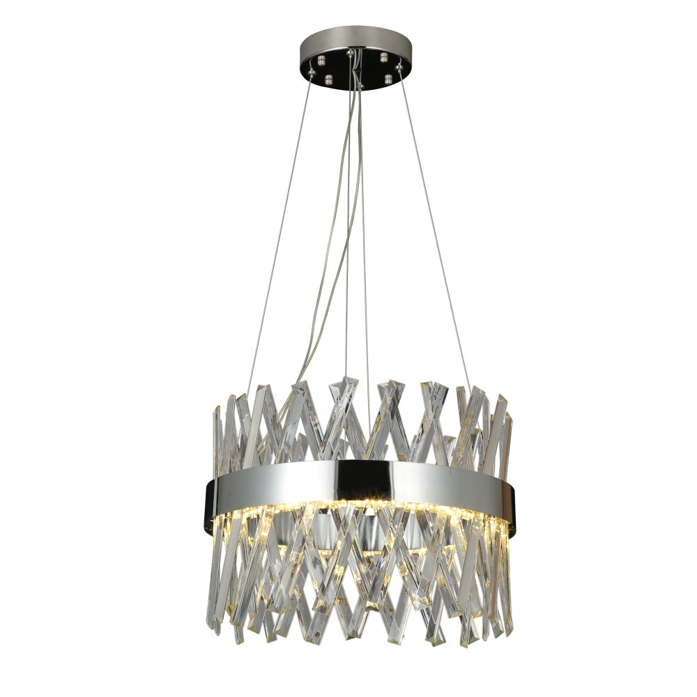 Декоративна підвісна LED люстра 909LXL3009 CR 400MM, фото 1