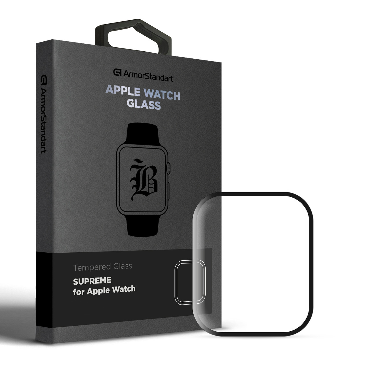 Захисне скло ArmorStandart Supreme Black Icon для Apple Watch Series 10 42 mm (ARM81456)