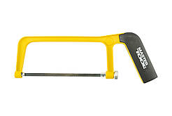 Ножівка для металу MASTERTOOL 150 мм алюмінієва ручка з покриттям TPR flex полотно 12.5 мм 24TPI 14-2215