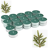 Ароматичні свічки таблетки IKEA VINTERFINT Ялиця 30 шт х 3,5 години горіння чайні декоративні аромасвічки