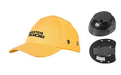Каскетка захисна MASTERTOOL х/б ABS EVA-54-59 II-EN 812 жовта 81-2002