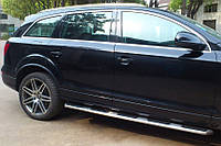 Боковые Подножки OEM (2 шт., Алюминий) для Ауди Q7 2005-2015 гг
