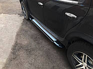 Боковые Подножки Rainbow (2 шт., Алюминий) для Dacia Duster 2008-2018 гг