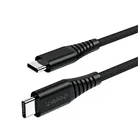 Кабель Choetech ХСС-1052 Black USB-C to USB-C Magnetic PD3.1 240W 1.2m