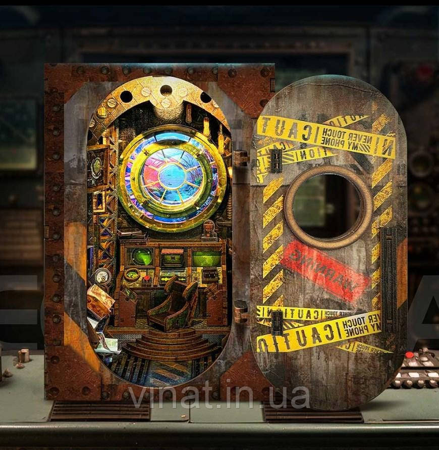 Бук Нук 10 000 льє в глибинах моря 3D Інтер'єрний конструктор 10,000 Leagues in the Deep Sea DIY Book Nook Kit SQ-39, фото 1