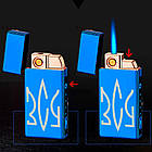 Подарункова запальничка ЗСУ USB + турбо в подарунковій упаковці US-608U6, фото 3