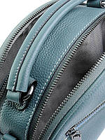 Жіноча шкіряна сумка181-9009 Light Blue.Купити жіночі сумки гуртом і в роздріб із натуральної шкіри в Україні, фото 4