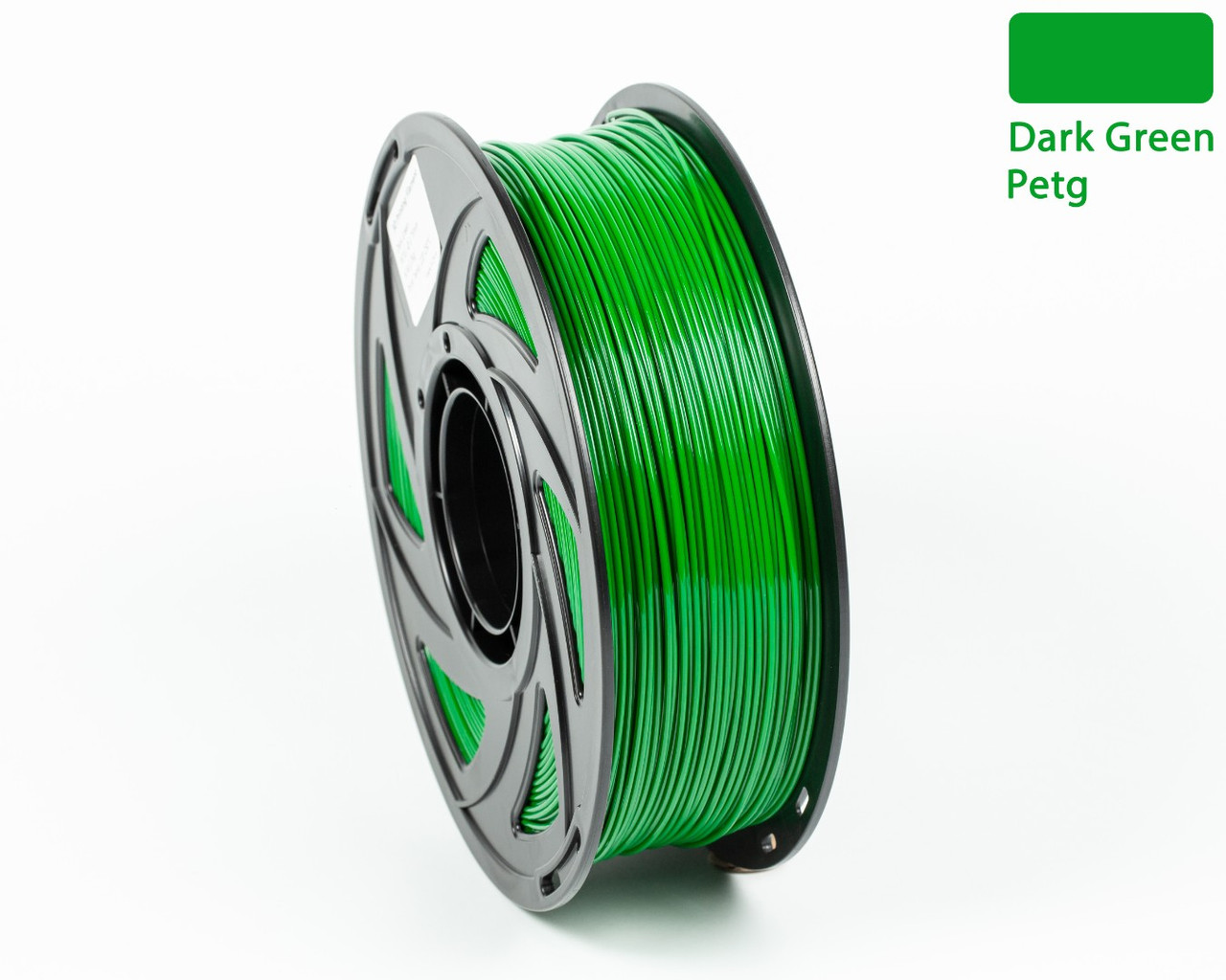 Пластик філамент для 3Д-друку UA3D PETG DARK GREEN, 1.75мм, 1кг, 330м, 220-250°C, Темно-Зелений