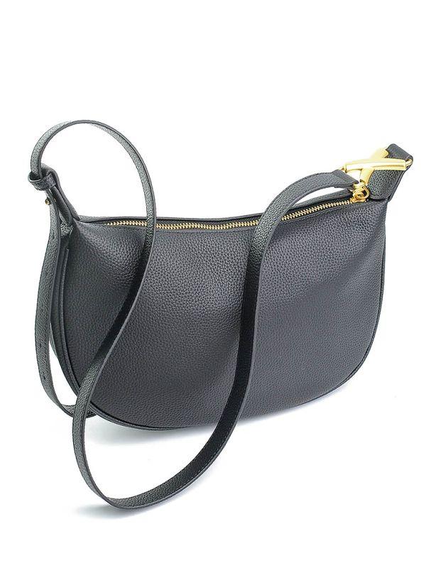 Жіноча шкіряна сумка 55001 Black.Купити жіночі сумки гуртом і в роздріб із натуральної шкіри в Україні