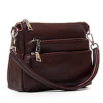 Cумка жіноча шкіряна 3011 bordo.Купити сумки жіночі із натуральної шкіри trandbags.com.ua, фото 3