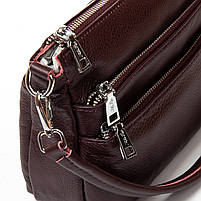 Cумка жіноча шкіряна 3011 bordo.Купити сумки жіночі із натуральної шкіри trandbags.com.ua, фото 5