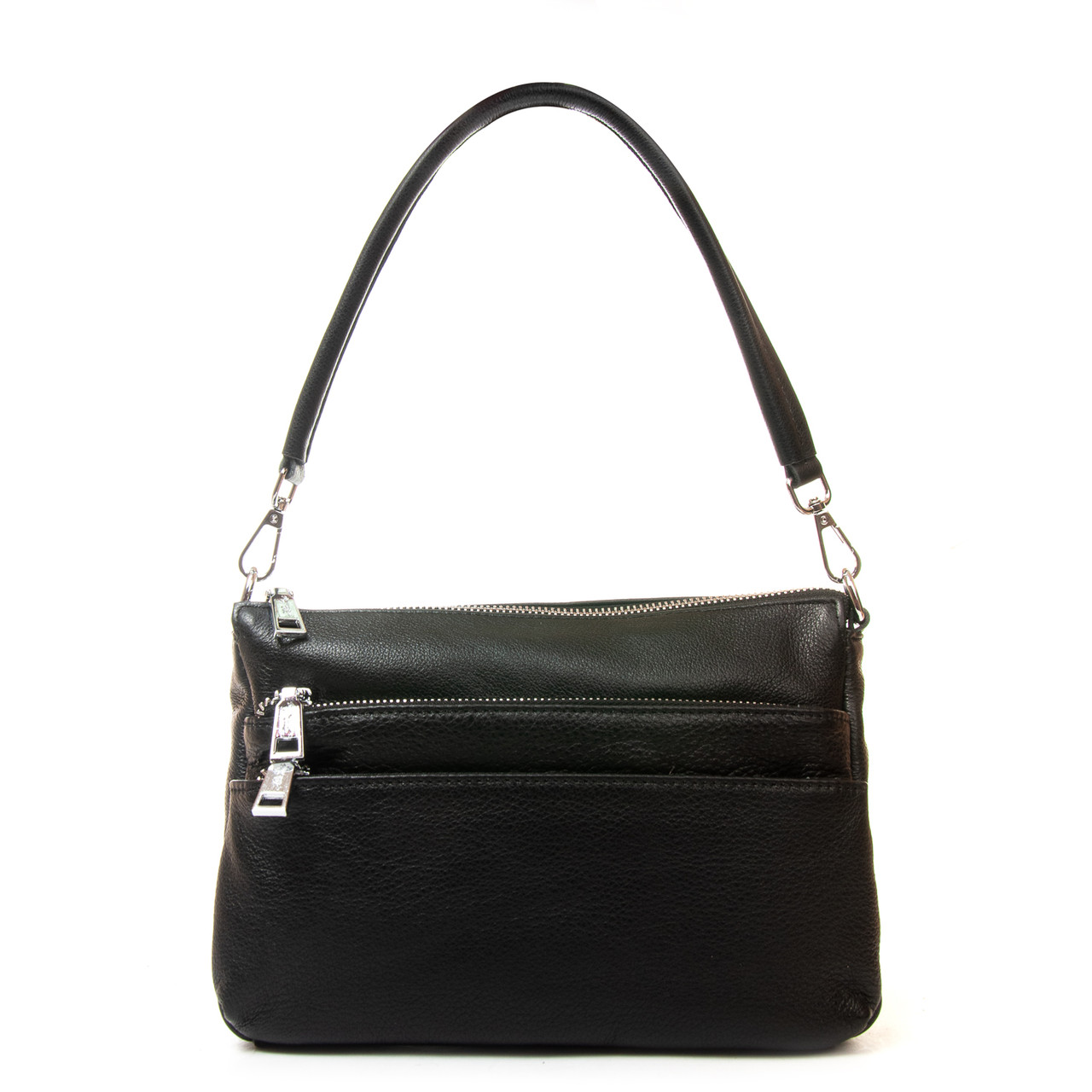 Жіноча шкіряна сумка 3011 black .Купити жіночі сумки гуртом і в роздріб із натуральної шкіри в Україні