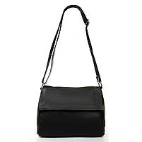 Жіноча шкіряна сумка 6504 black.Купити жіночі сумки гуртом і в роздріб із натуральної шкіри в Україні, фото 3