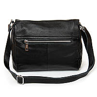 Жіноча шкіряна сумка 6504 black.Купити жіночі сумки гуртом і в роздріб із натуральної шкіри в Україні, фото 5