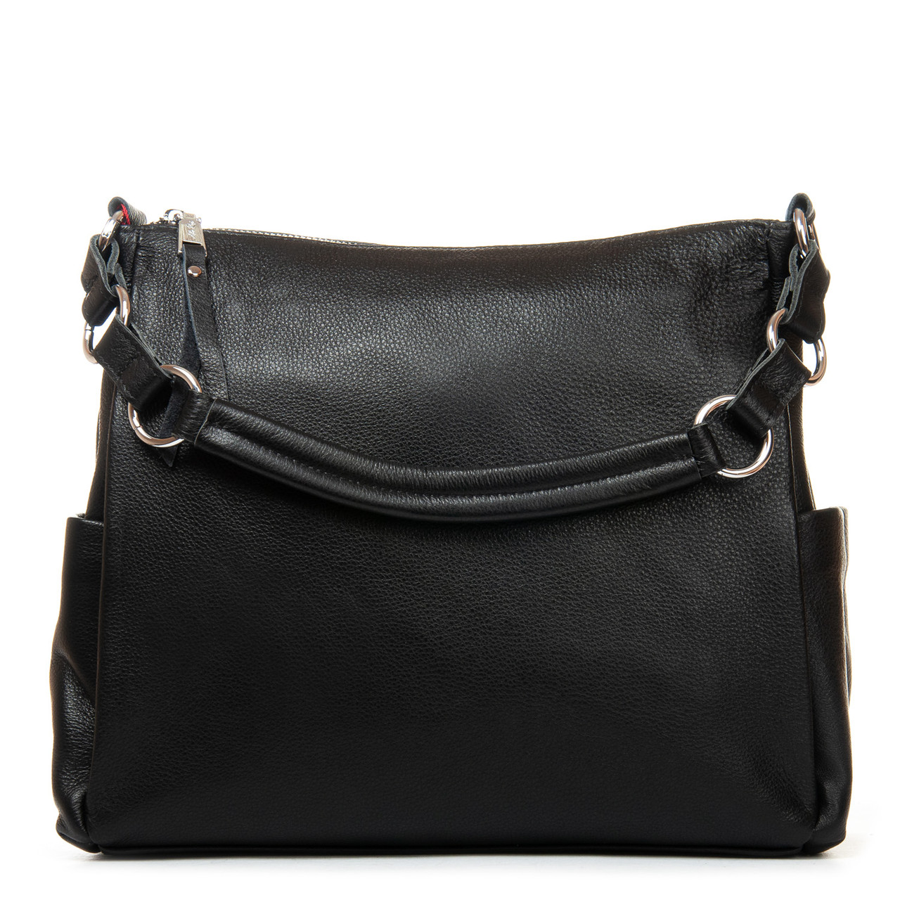 Жіноча шкіряна сумка 8919-9 black .Купити жіночі сумки гуртом і в роздріб із натуральної шкіри в Україні