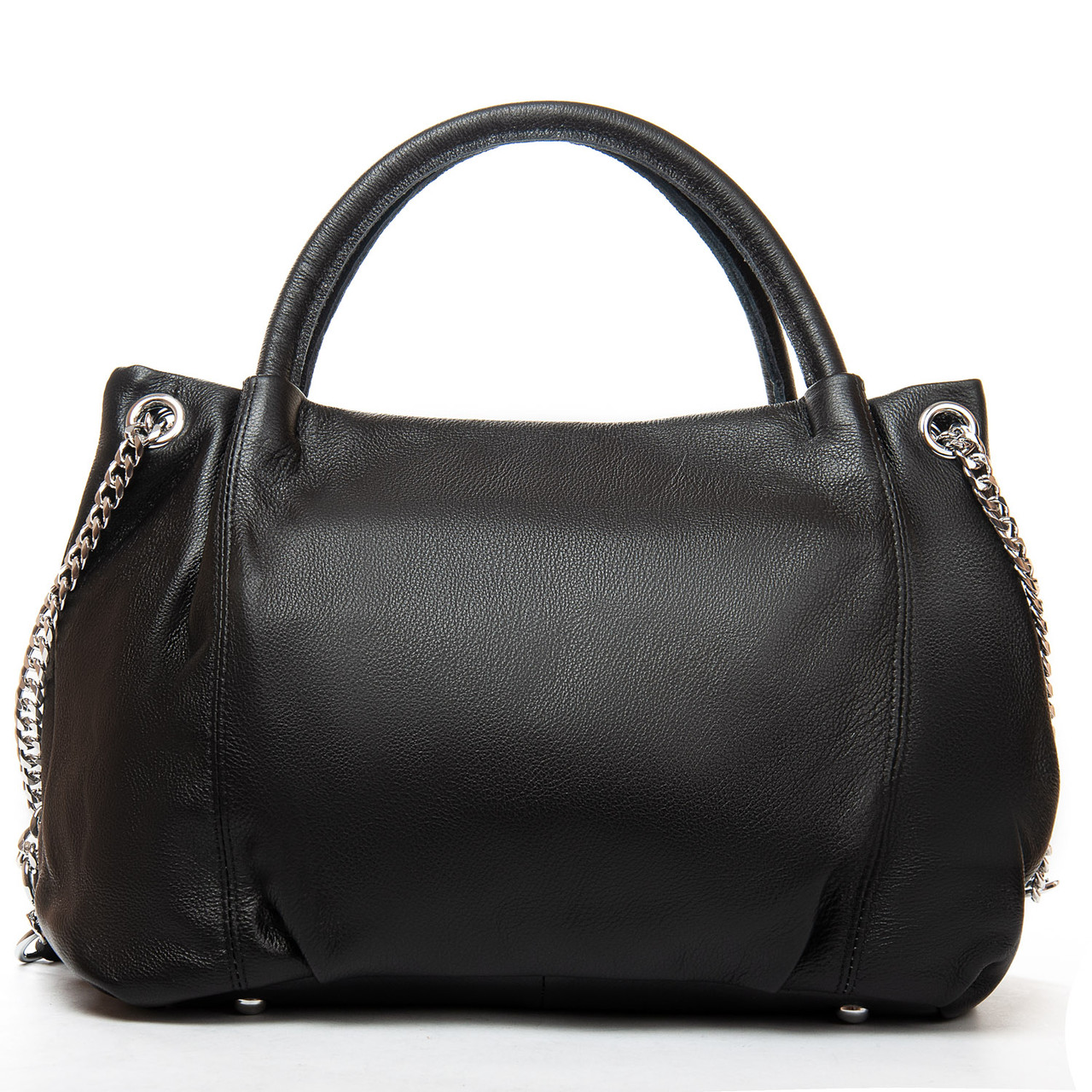 Жіноча шкіряна сумка 8918-9 black.Купити жіночі сумки гуртом і в роздріб із натуральної шкіри в Україні