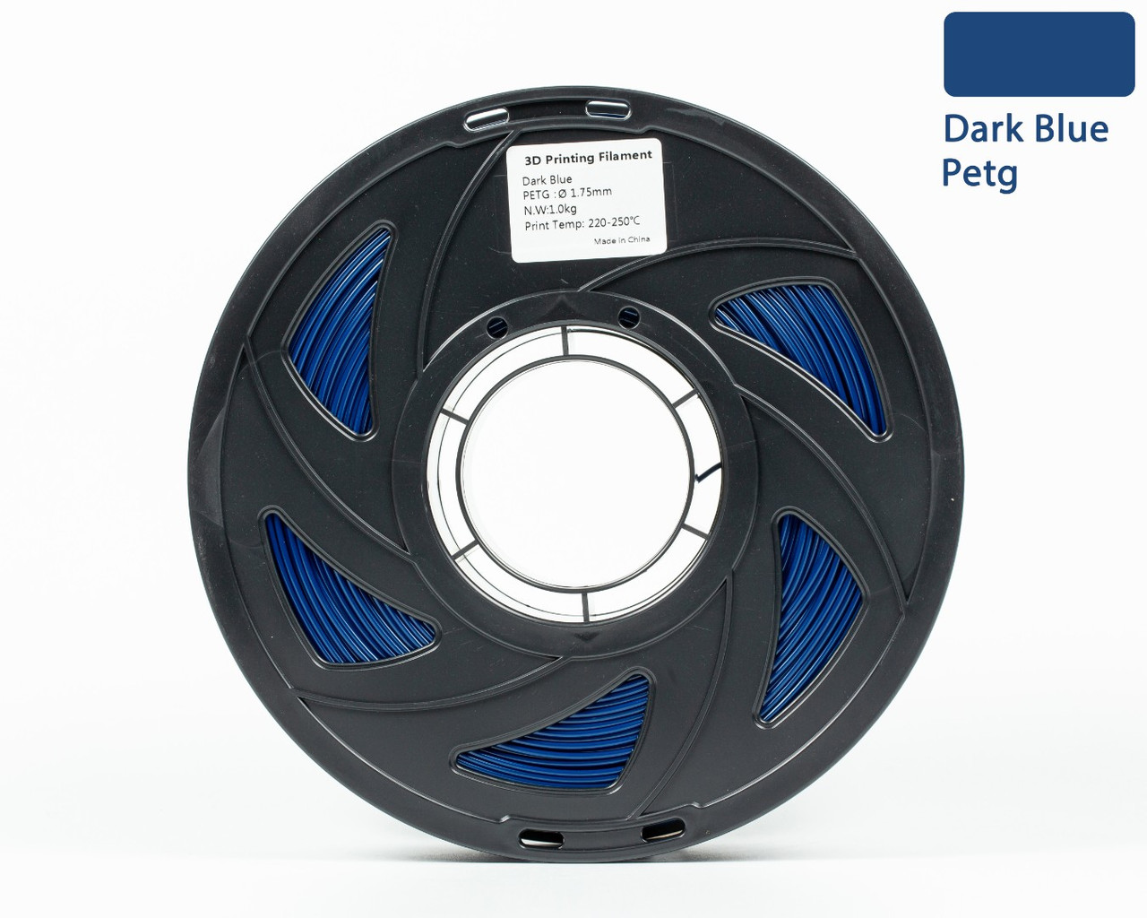 Пластик філамент для 3D-друку UA3D PETG Dark Blue, 1.75мм, 1кг, Темно-Синій