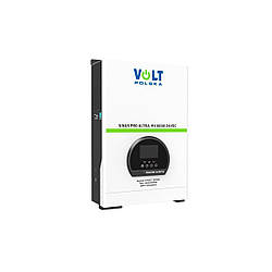 Гібридний сонячний інвертор Voltpolska SINUS PRO ULTRA-HV 6000 24/230 В (3/6 кВт) + 80A MPPT (450В)