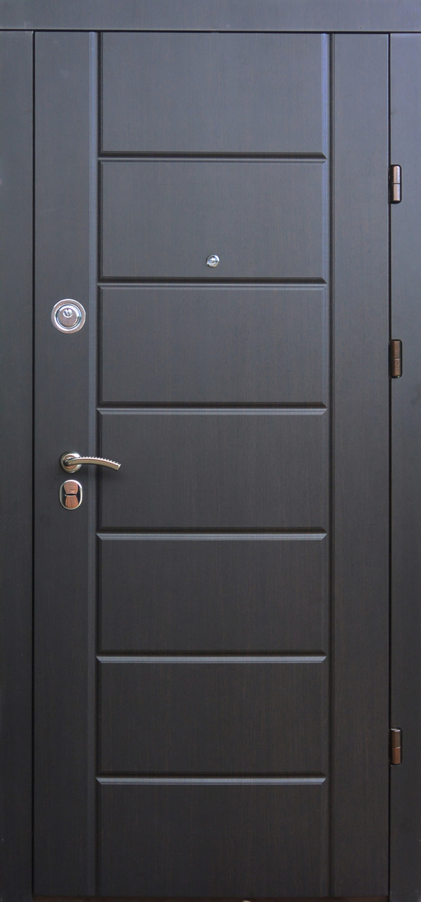 Вхідні двері Форт-М Тріо Канзас венге темний